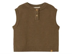 Lil Atelier shitake strik vest